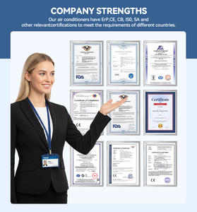 Climatisation silencieuse de luxe à division d'air 9000 BTU, ultra-silencieuse, <span class=keywords><strong>pour</strong></span> <span class=keywords><strong>chambre</strong></span> à coucher, avec mode veille, technologie d'inversion avancée - Product Image 6