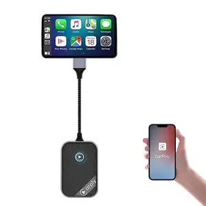 Wired To Wireless Car Adapter For Usb-a/type-c Interface Multiple Third-party Software Available Plug And Play For Android Auto