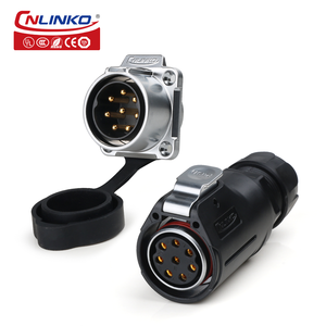 Cnlinko Lp28 2 3 <span class=keywords><strong>8</strong></span> <span class=keywords><strong>Pin</strong></span> <span class=keywords><strong>8</strong></span> <span class=keywords><strong>pin</strong></span> kết nối cao hiện tại 50A nam và nữ không thấm nước Docking hàng không cắm kết nối - Product Image 2