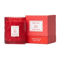 Bougie parfumée de luxe à prix d'usine, très vendue, en cire de soja, coffret de bougies aromatiques personnalisées en verre