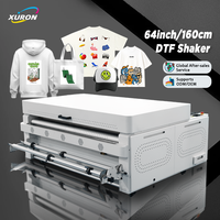Vente directe usine Nouvelle imprimante DTF pour vêtements, machine à secouer automatique dissimulée de 64 pouces/160 cm pour T-shirts, compatible G9070