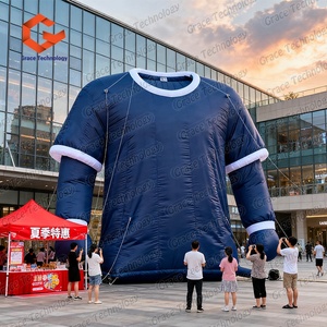Ballon gonflable de T-shirt gonflable géant de modèle de vêtements de T-shirt pour la publicité extérieure - Product Image 4
