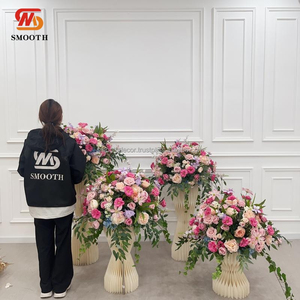 Centro de Mesa de Bola de Flores Artificiales Hechas a Mano, Diseño Moderno y Colorido, Impermeable y Ecológico, para el Año Nuevo Chino - Product Image 5