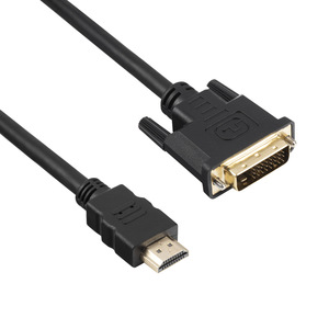 Câble HDMI vers DVI mâle-mâle 1080P plaqué or pour connexion ordinateur-téléviseur - Product Image 2