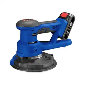 HERZO 20V Brushless 150mm Drywall Sander lantai kayu Drywall amplas alat dinding mesin amplas