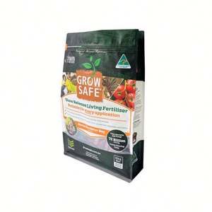 Custom Printed Reusable Plastic Bag with Big Zipper for Gardening Tomato Seeds and Pet Food Vegetable Seed Packaging - Product Image 3