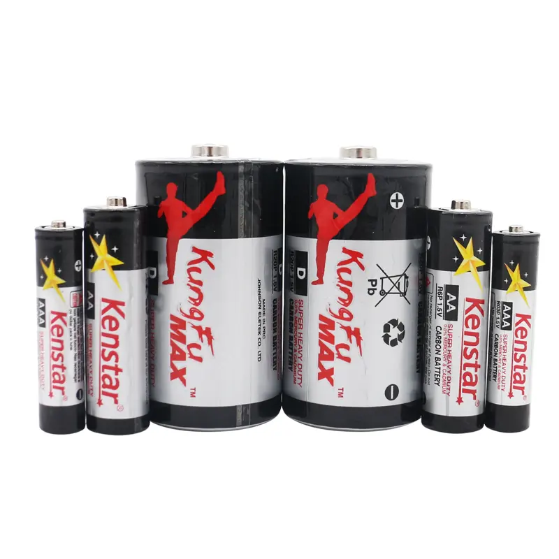 Hot Sale China Factory long life r20 d Size 1.5v Zinc Carbon battery 15ys Factory Fair Price