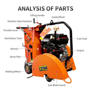 <span class=keywords><strong>Machine</strong></span> à découper le sol à moteur à essence haute puissance, vente chaude, pour la découpe de l'asphalte et du béton - Product Image 2