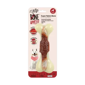 Лидер продаж на Amazon, 3 размера, зубная Чистка, агрессивные нейлоновые игрушки для костей, прочная игрушка для жевания собак со вкусом