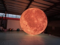 Sphère Lumineuse Commerciale en Forme de Lune pour l'Éducation Scientifique, la Décoration et les Structures Gonflables Publicitaires