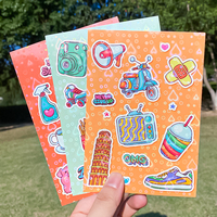 Feuilles d'autocollants alphabet en gros, plusieurs couleurs, personnalisables pour bullet journal