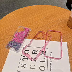 Custodia per telefono cellulare con Design Glitter completamente antiurto per Infinix GT 20 30 <span class=keywords><strong>Pro</strong></span> <span class=keywords><strong>Note</strong></span> 40 50 Smart <span class=keywords><strong>10</strong></span> 360 <span class=keywords><strong>cover</strong></span> per Tecno Spark Go 2 - Product Image 2