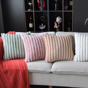 Fundas de cojines para sala de estar y dormitorio, fundas de almohada decorativas de piel sintética para el hogar, funda de cojín con cita - Product Image 6