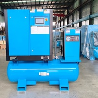 Compresseur d'air industriel 4-en-1 intégré 16 bars avec sécheur et réservoir, spécial découpe laser, 7,5KW 15KW 22KW 37KW