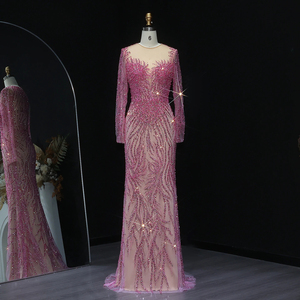 Jancember LSZ684时尚亮片长袖修身派对舞会礼服 - Product Image 1