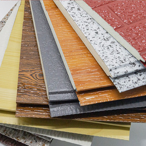 Steel Building Fireproof Metal PU Foam Core Exterior Polyurethane Insulated <strong>Roof</strong> <strong>Sandwich</strong> Wall <strong>Panels</strong> for House - Product Image 1