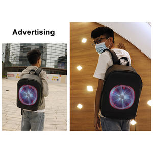 Sac à dos à écran LED, fabricant, promotion HD, sac publicitaire mobile pour la conduite, écran d'affichage électronique, sac d'école à LED - Product Image 6
