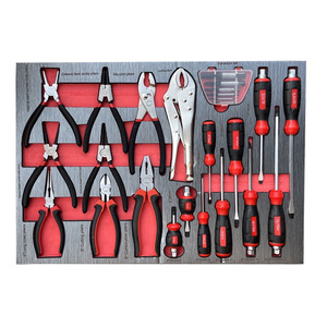 7-Drawer Khóa Công Cụ tủ với Ball bearing Slide kim loại chuyên nghiệp xây dựng OEM 369pcs dụng cụ cầm tay - Product Image 3