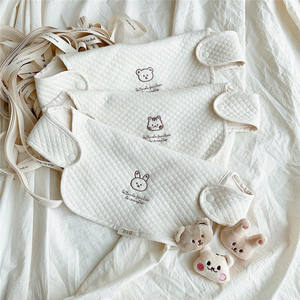 Sangle de maintien universelle en coton à imprimé animal ours coréen pour bébé, serviette de poitrine, accessoires de siège et de <span class=keywords><strong>ceinture</strong></span>, anti-morsure - Product Image 6
