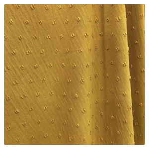 180D 180gsm nouvelle mode Jacquard CEY 100% polyester CEY Jacquard fleur Dot tissu Airflow fleurs coupées tissu pour vêtements - Product Image 1