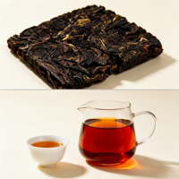 Thé Pu'er Ripe des Vieilles Plantes du Yunnan en Mini Briques 1kg en Vrac, Portions Individuelles de 6g, Thé Shu Fermenté, Thé Santé en Bouteille/Sachet, Vente en Gros