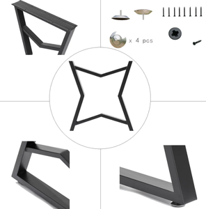 Pieds de canapé modernes en acier de haute qualité Western Money Logo Style Top Fashion Cadres de meubles pour chambre à coucher salle à manger école Mark Gua - Product Image 3