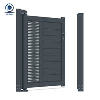 Portail moderne en aluminium et fer à lattes, porte de sécurité extérieure, panneau de clôture métallique pour balcon, escalier, villa, résistant à la rouille