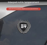 Emblema Metálico para Auto Chery Jetour G700, Adhesivo Decorativo para Ventana Lateral y Maletero