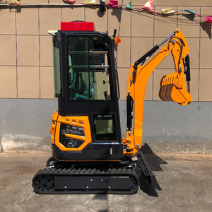 Máy xúc đào mini 0.8 tấn, model mới <span class=keywords><strong>2026</strong></span>, có gầu kẹp gỗ, động cơ Briggs & Stratton, dùng cho cải tạo tầng hầm - Product Image 1