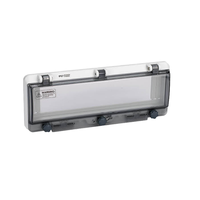 Caja de Distribución Personalizada OEM IP67 con Cubierta Protectora Transparente de PC con Superficie Pintada, Modelo PN6P (129x98x31mm)