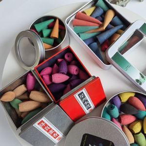 Vendita calda coni di incenso a lungo-combustione riflusso per la decorazione della casa con fumo verso il basso aromi magici - Product Image 6