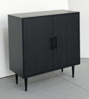 Armoire de rangement moderne en bois à 2 portes, grande capacité, montage facile, chambre à coucher, maison, hôtel, appartement, salon, meubles en métal