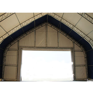 Abri de stockage de voiture extérieur en treillis simple, imperméable en PVC, avec structure en acier, pour garage et parking - Vente en gros - Product Image 4