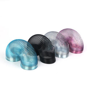 Ilginç küçük gökkuşağı bobin Metal bahar oyuncaklar çocuk Mini merak bilim yenilik & Nostalgic için nostaljik yürüyüş - Product Image 5