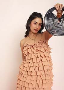 Vestido maxi con estampado floral color marfil, vestidos casuales para mujer con tela ligera, silueta fluida y ajuste cómodo. - Product Image 2