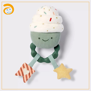 Giocattolo da appendere al passeggino per neonati, mobile da culla con farfalle, fiori, uccelli, animali di peluche, sonagli sensoriali, attività per neonati, all'ingrosso - Product Image 6