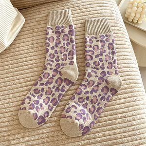 <span class=keywords><strong>Calcetines</strong></span> de alta calidad para <span class=keywords><strong>mujer</strong></span>, logotipo personalizado, diseño Floral de fantasía, forro polar, hasta la rodilla, informal, a la moda, venta al por mayor - Product Image 6