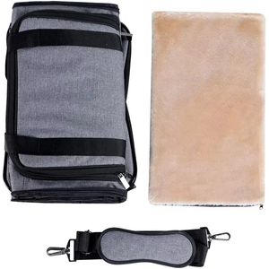 ผลิตหรูหราฟอร์ดขยายสุนัขแมวเดินทางระบายอากาศแบบพกพากระเป๋าผู้ให้บริการสัตว์เลี้ยงที่มีตาข่าย - Product Image 5