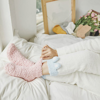 Chaussettes drôles Chaussettes mignonnes Popcorn pour femme Chaussettes Popcorn Happy pour femme