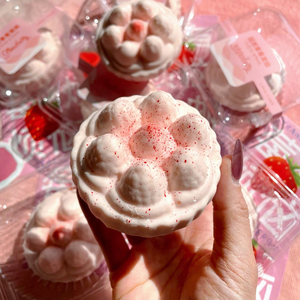 Slow Rising Squishy Strawberry Cake <b>Squeeze</b> Toy Super Soft Moist Simulation Fruit Cake Squishies - Product Image 4