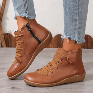 2025 femmes décontracté court bottines transfrontalier automne hiver grande <span class=keywords><strong>taille</strong></span> bas baril conception - Product Image 4