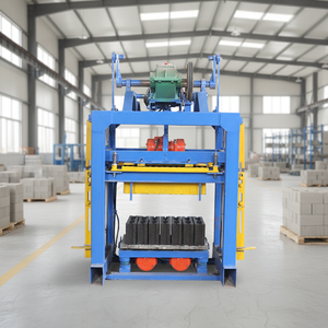 Machine à blocs vibratoires hydrauliques QTJ4-40, machine à fabriquer des briques creuses en béton, machine à fabriquer des briques en ciment - Product Image 1