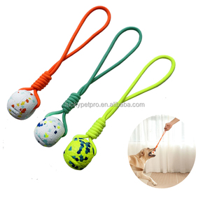 Pelota para mascotas de buena calidad <span class=keywords><strong>popular</strong></span> recién llegados, juguetes para perros, pelota para perros con cuerda ETPU para cachorros pequeños - Product Image 1