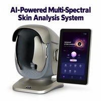 Analyseur d'images cutanées IA haute résolution 36MP, appareil d'analyse faciale 8 spectres, équipement de beauté pour cheveux et visage pour salon