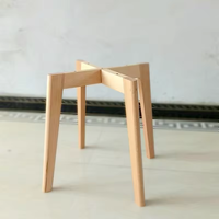 Nouveau pied de table moderne pour remplacer les pieds de chaise de remplacement en bois pied réglable de bonne qualité