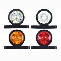 Nouvelle barre lumineuse LED double face 12V 24V pour camion, feu de gabarit latéral universel pour remorque, feu de signalisation latéral