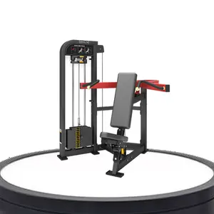 Spor sağlık egzersiz eğitimi Fitness ekipmanları serbest ağırlık egzersiz makinesi oturmuş omuz basın