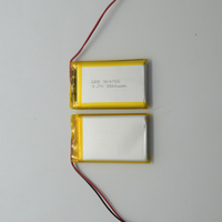Batterie rechargeable au lithium polymère 904765 3,7 V 3500 mAh avec PCM et connecteur LP3759 -20C à 60C
