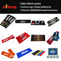 Tapis de Bar à bière avec Logo personnalisé, tapis de comptoir de boisson en caoutchouc avec impression par Sublimation personnalisée