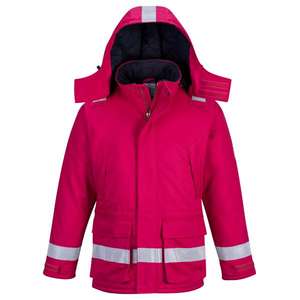PORTWEST - FR59RERXL Chaqueta de invierno roja resistente al fuego y antiestática-EAN 5036108284283 ROPA DE TRABAJO RESISTENTE A LLAMAS - Product Image 1